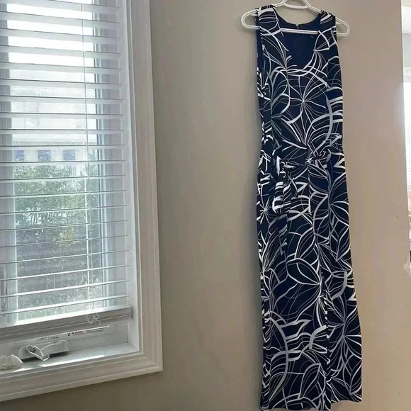 [S]NWOT Carré Noir 2020 Collection Abstract  Pattern Black/White Jumpsuit - Picture 2 of 9